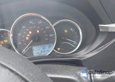 2016 Toyota Corolla Le z USA, uszkodzony, nr VIN 2T1BURHE7GC659548